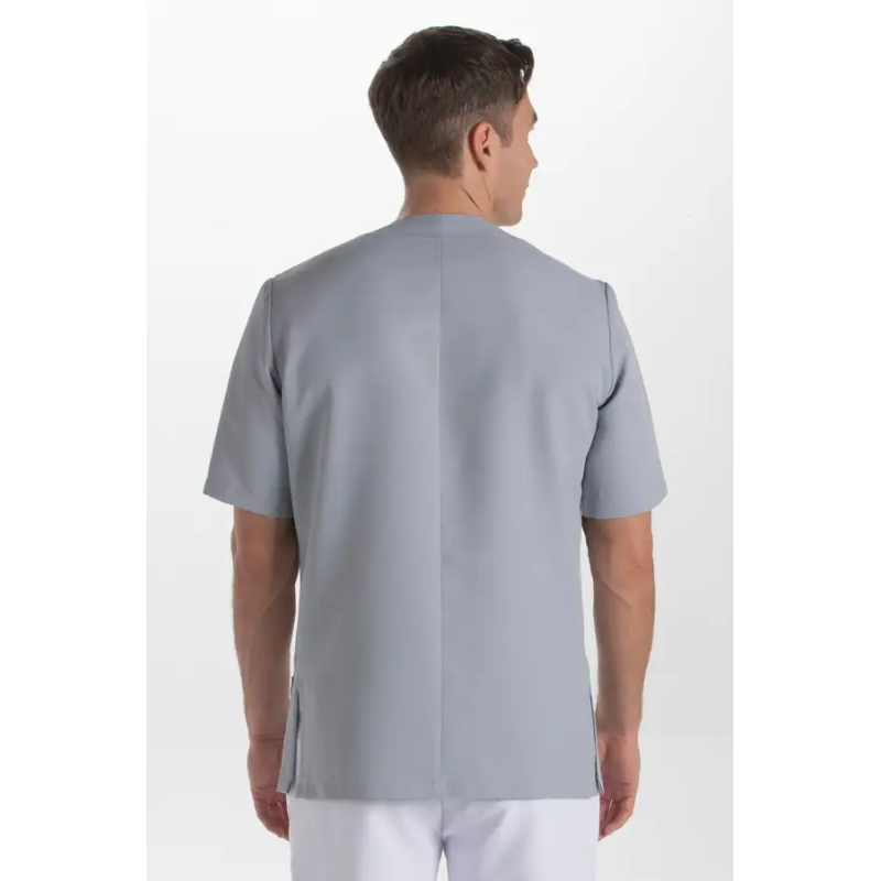 CHAQUETA SANITARIA UNISEX M/C MICROFIBRA