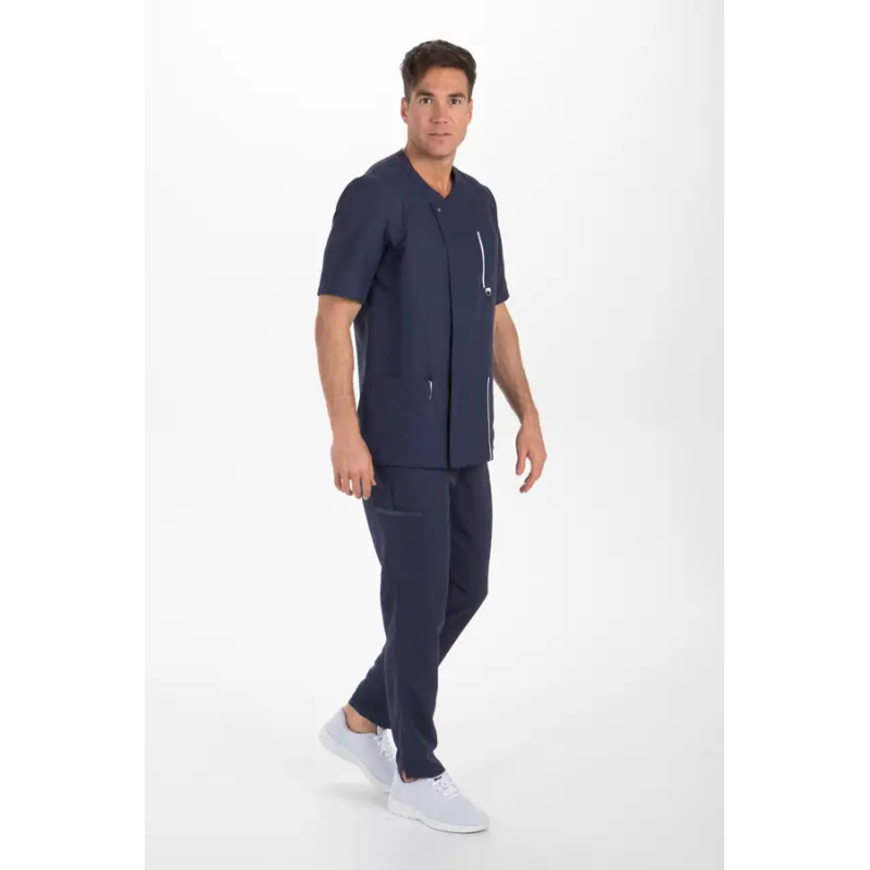 CHAQUETA SANITARIA UNISEX M/C MICROFIBRA