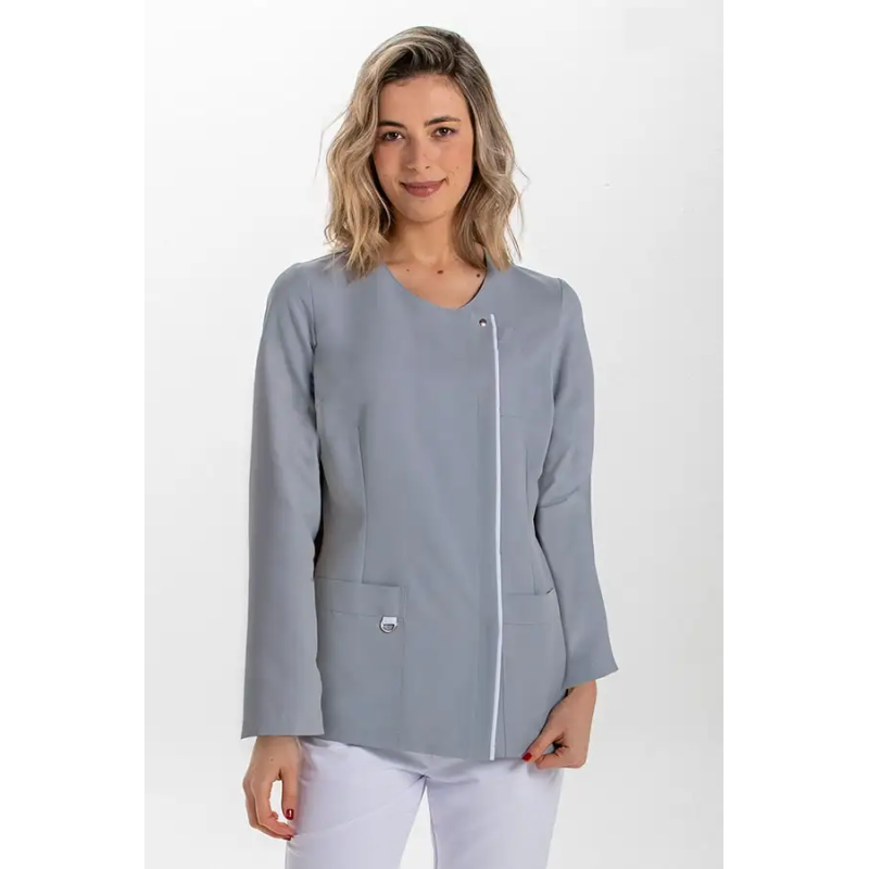 CHAQUETA SANITARIA MUJER M/L MICROFIBRA