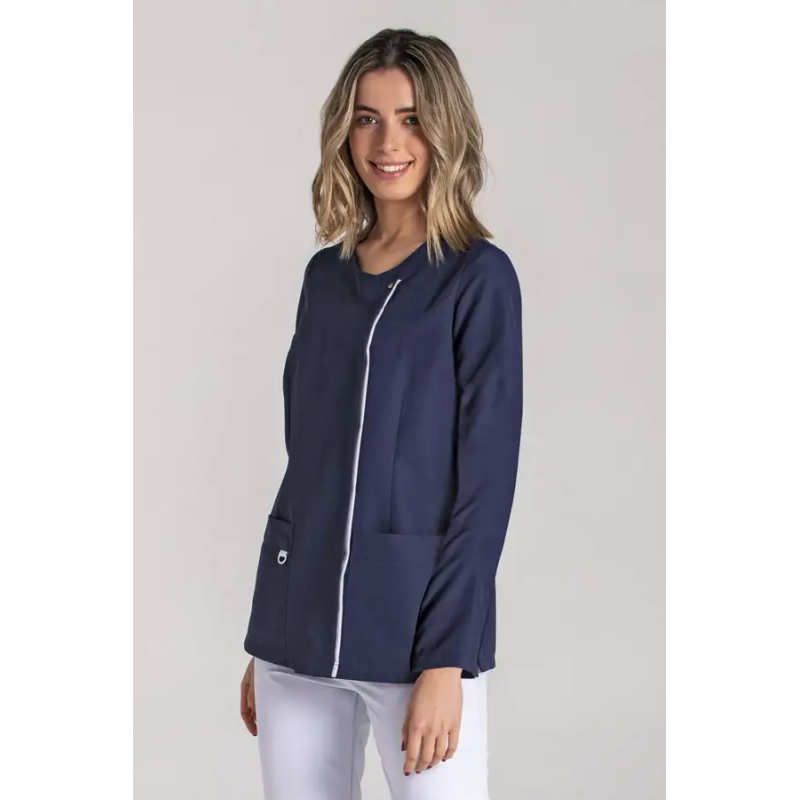 CHAQUETA SANITARIA MUJER M/L MICROFIBRA