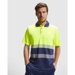 ⭐ POLO TECNICO ALTA VISIBILIDAD MANGA CORTA | Azules de Vergara