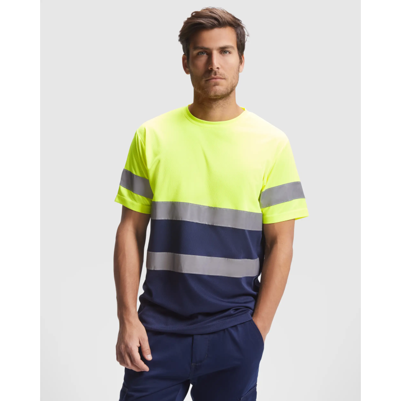 CAMISETA REFLECTANTE MANGA CORTA