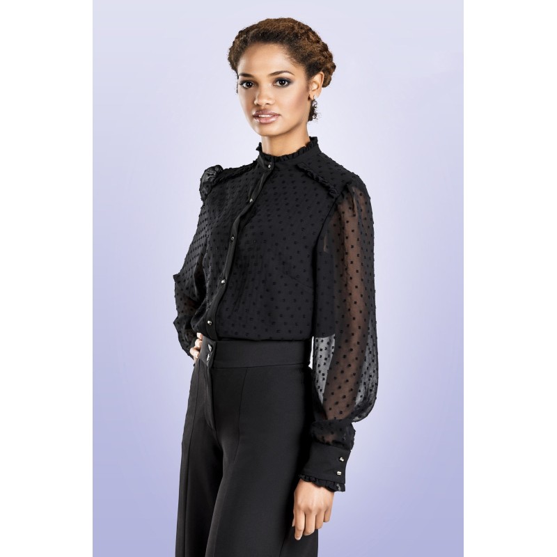 BLUSA CUELLO VICTORIANO