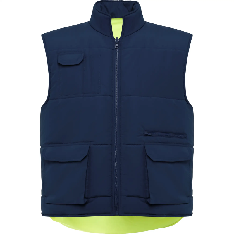 CHALECO ALTA VISIBILIDAD MULTIBOLSILLOS REVERSIBLE