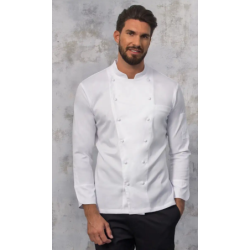 ⭐ CHAQUETA COCINA CUELLO MAO | Azules de Vergara