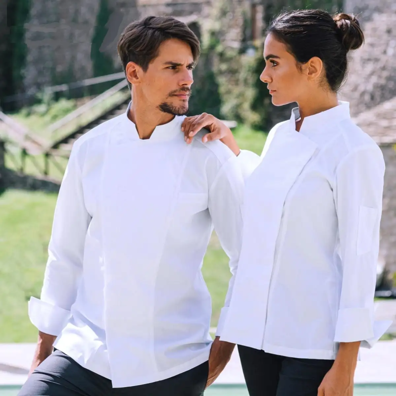 CHAQUETA COCINA MUJER SLIM FIT