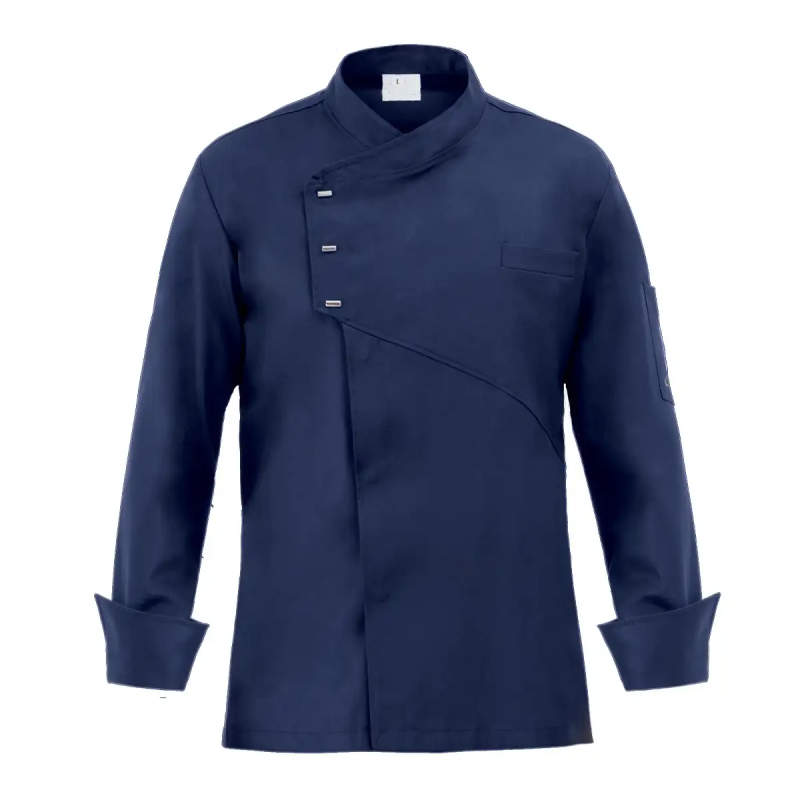 CHAQUETA COCINA CON CORCHETES