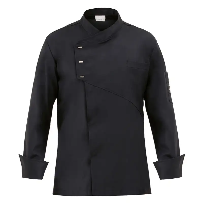 CHAQUETA COCINA CON CORCHETES