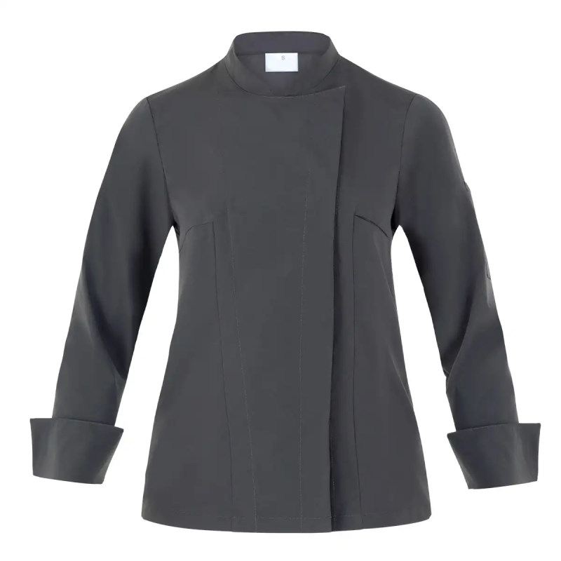 CHAQUETA COCINA MUJER MICROFIBRA