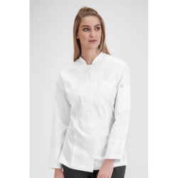 ⭐ CHAQUETA BLANCA DE COCINA MUJER | Azules de Vergara