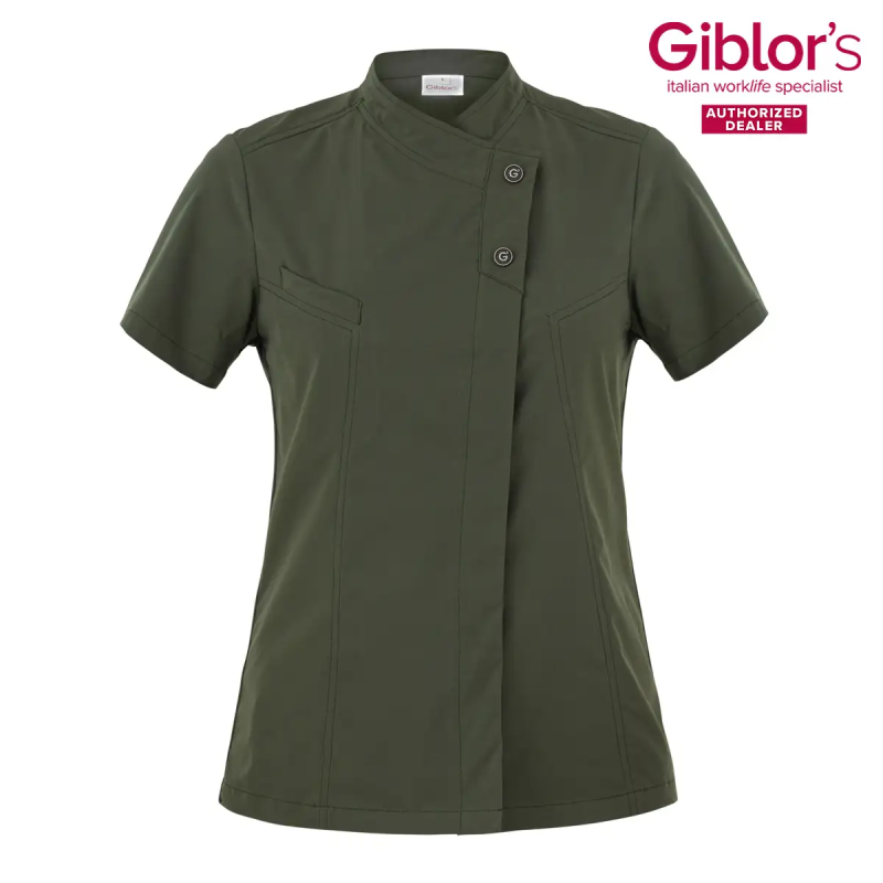 CHAQUETA COCINA MUJER M/C TRANSPIRABLE