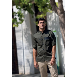 ⭐ CHAQUETA COCINA MILITAR | Azules de Vergara