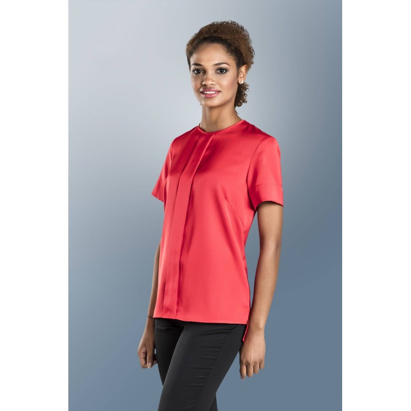 CAMISA CON PLIEGUE DELANTERO M/C