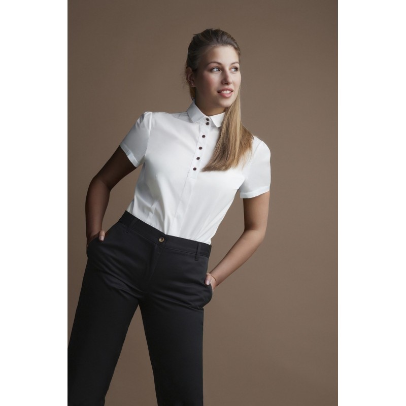 CAMISA CON TAPETA MANGA CORTA