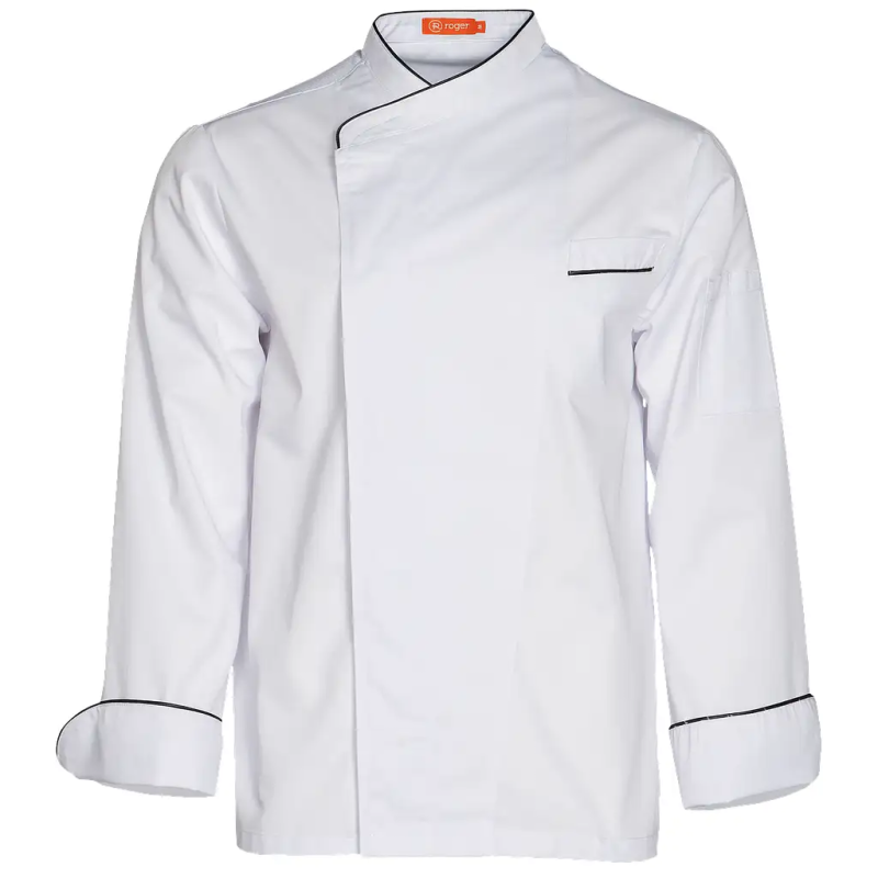 CHAQUETA DE COCINA CON VIVOS