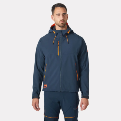 ⭐ SOFTSHELL HELLY HANSEN CON CAPUCHA | Azules de Vergara