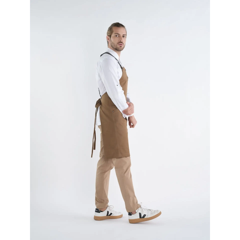 DELANTAL DE PETO STRETCH CAMAREROS