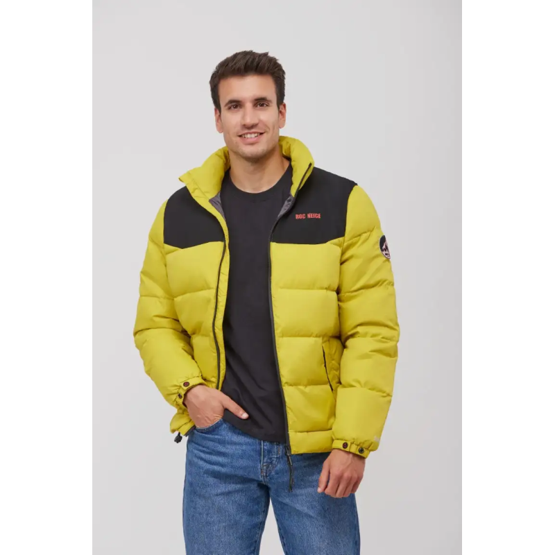 PARKA CON CAPUCHA Y RELLENO DE PLUMAS