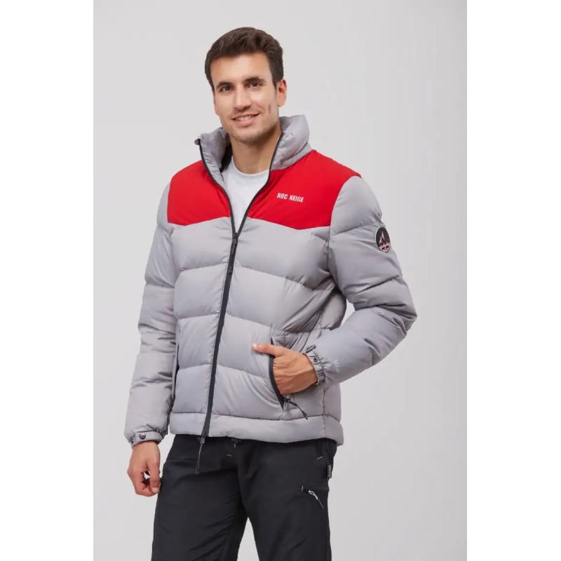 PARKA CON CAPUCHA Y RELLENO DE PLUMAS