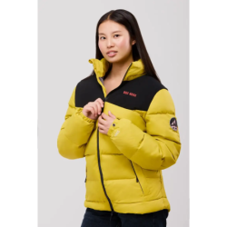 ⭐ PARKA DE MUJER CON CAPUCHA Y RELLENO DE PLUMAS | Azules de Vergara