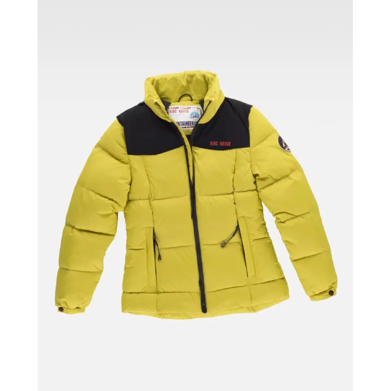 PARKA DE MUJER CON CAPUCHA Y RELLENO DE PLUMAS