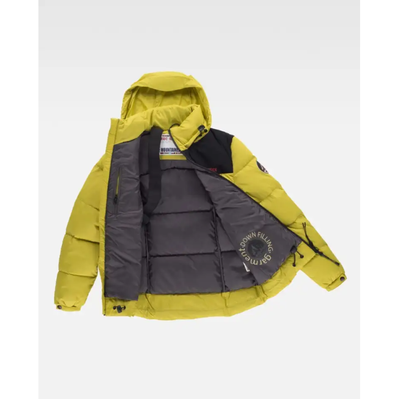 PARKA DE MUJER CON CAPUCHA Y RELLENO DE PLUMAS