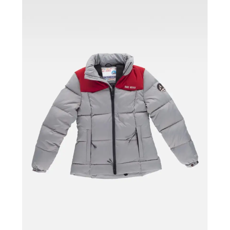 PARKA DE MUJER CON CAPUCHA Y RELLENO DE PLUMAS