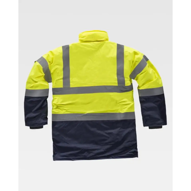 PARKA BICOLOR ALTA VISIBILIDAD IMPERMEABLE