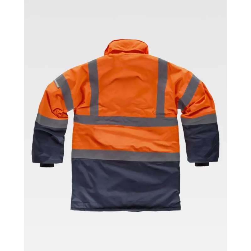 PARKA BICOLOR ALTA VISIBILIDAD IMPERMEABLE