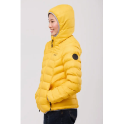 ⭐ CHAQUETA CON CAPUCHA Y RELLENO SOSTENIBLE MUJER | Azules de Vergara