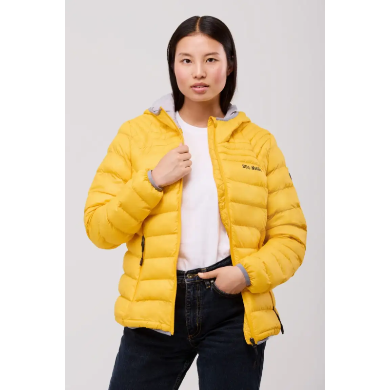 CHAQUETA CON CAPUCHA Y RELLENO SOSTENIBLE MUJER