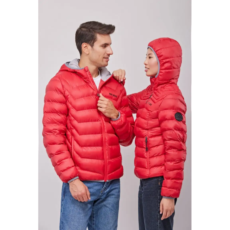 CHAQUETA CON CAPUCHA Y RELLENO SOSTENIBLE MUJER