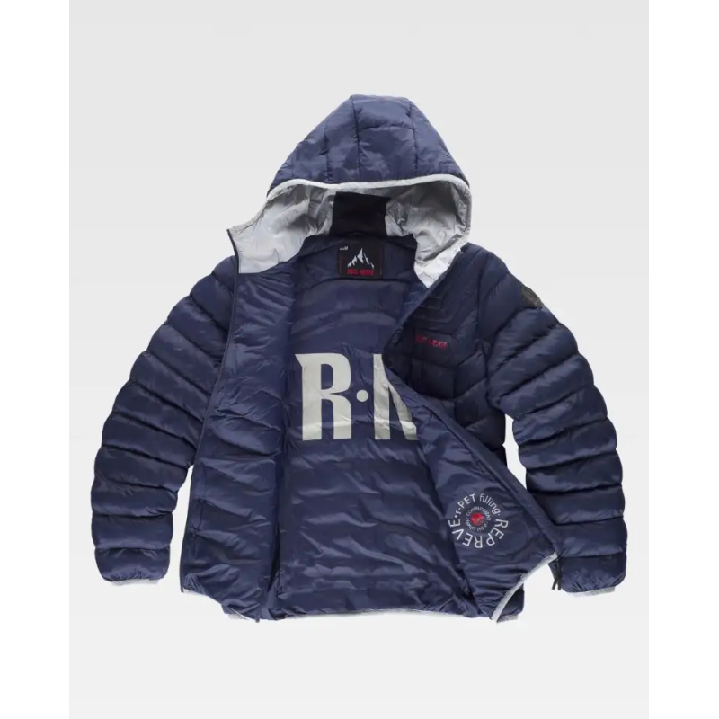 CHAQUETA CON CAPUCHA Y RELLENO SOSTENIBLE MUJER
