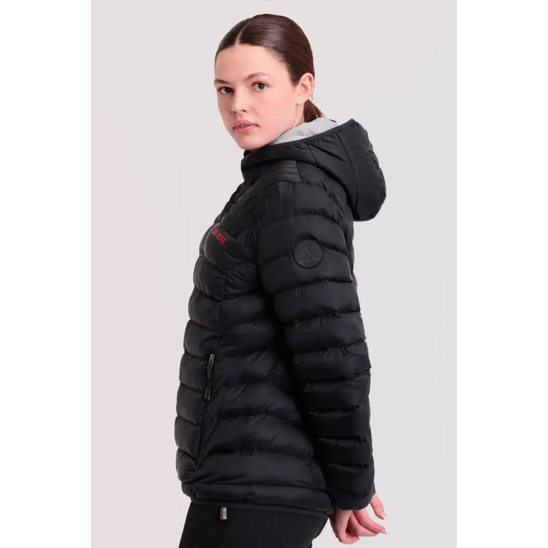 CHAQUETA CON CAPUCHA Y RELLENO SOSTENIBLE MUJER