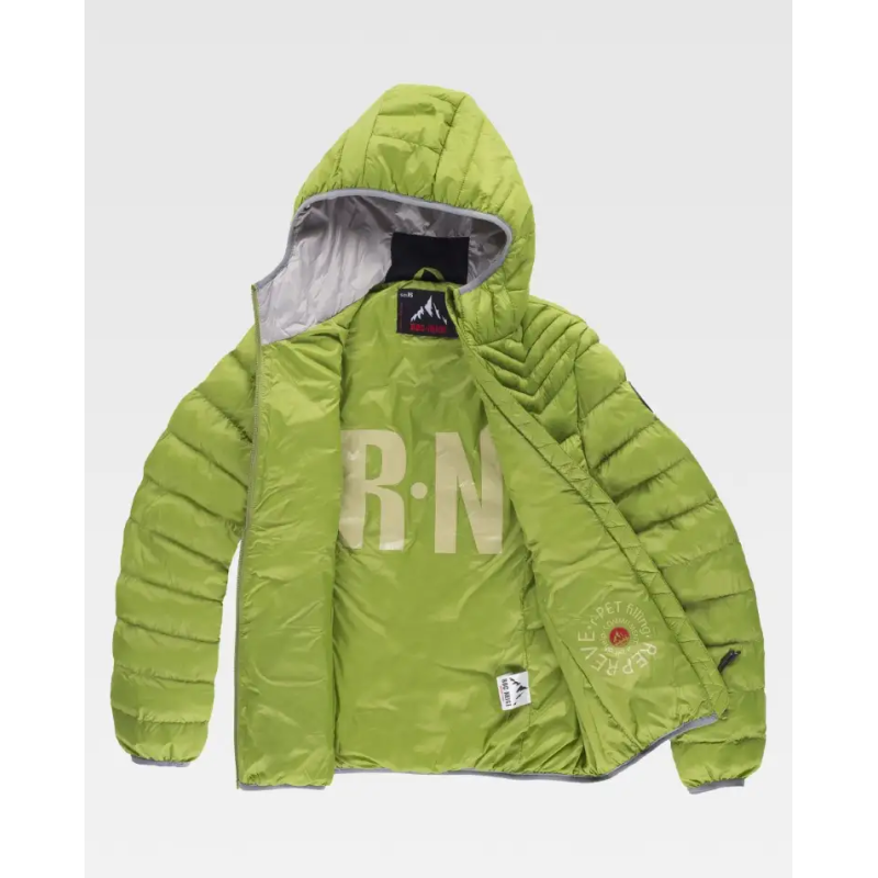 CHAQUETA CON CAPUCHA Y RELLENO SOSTENIBLE MUJER