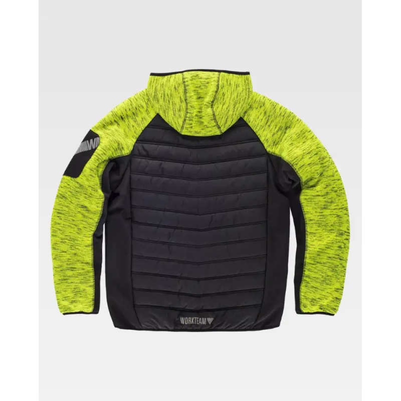 CHAQUETA DE PUNTO ACOLCHADA CON CAPUCHA