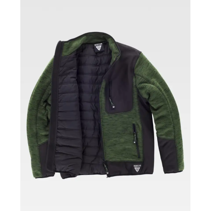 CHAQUETA DE PUNTO ACOLCHADA