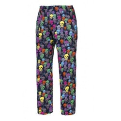 PANTALÓN COCINA ESTAMPADO SKULLS
