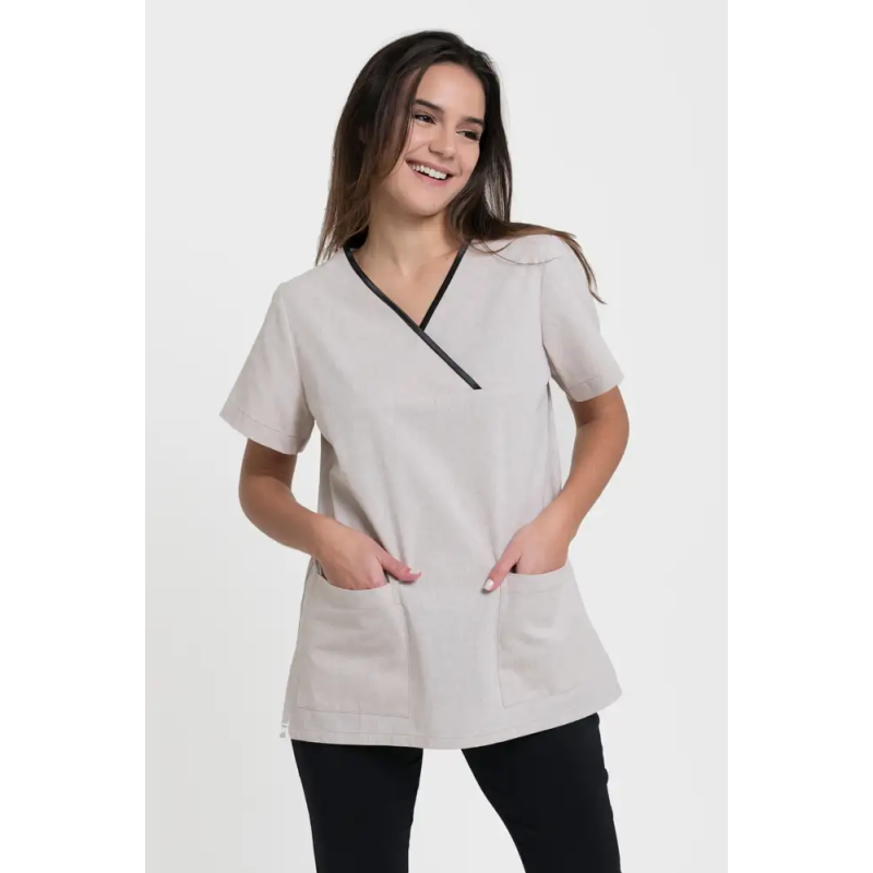 CASACA CUELLO V PARA CAMARERA