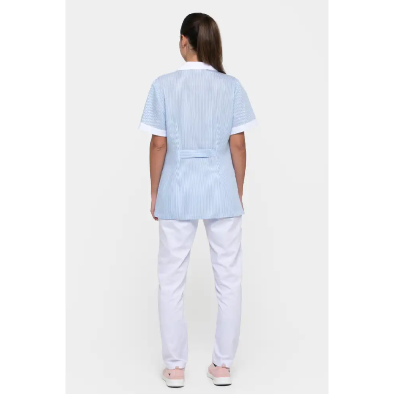 CHAQUETA A RAYAS DE MUJER PARA LIMPIEZA