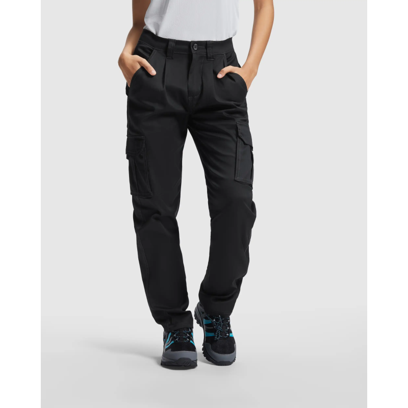 PANTALON DE MUJER MULTIBOLSILLOS ELÁSTICO
