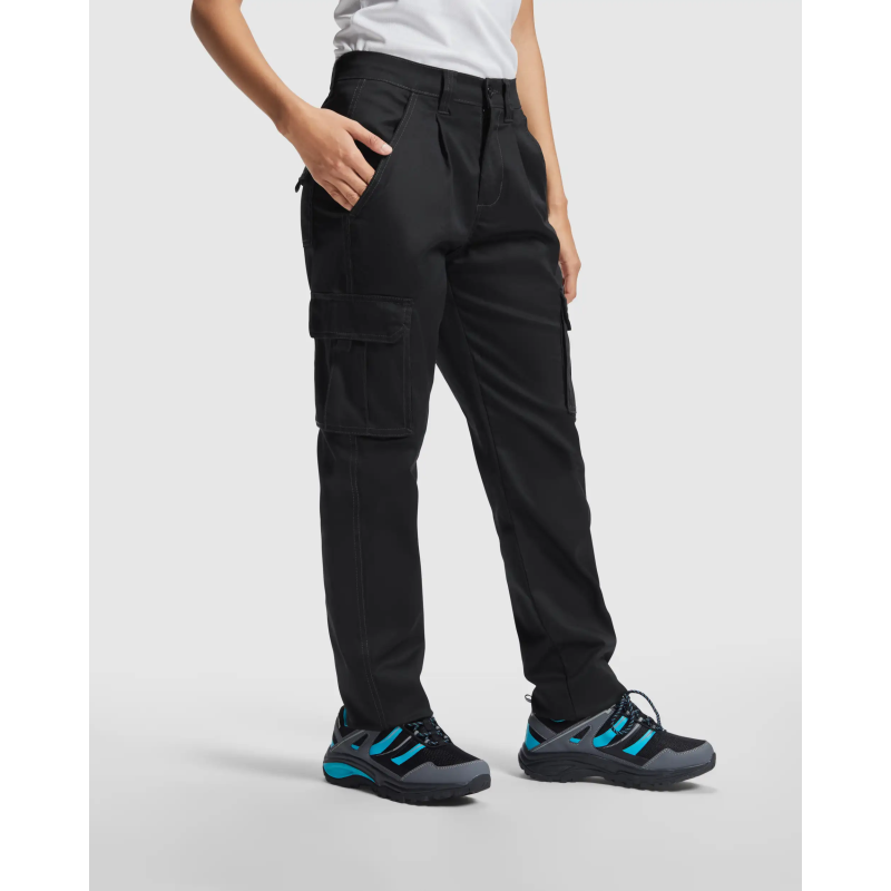PANTALON DE MUJER MULTIBOLSILLOS ELÁSTICO