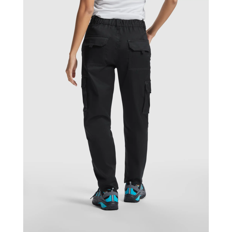 PANTALON DE MUJER MULTIBOLSILLOS ELÁSTICO