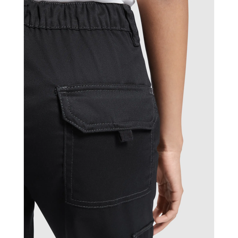 PANTALON DE MUJER MULTIBOLSILLOS ELÁSTICO