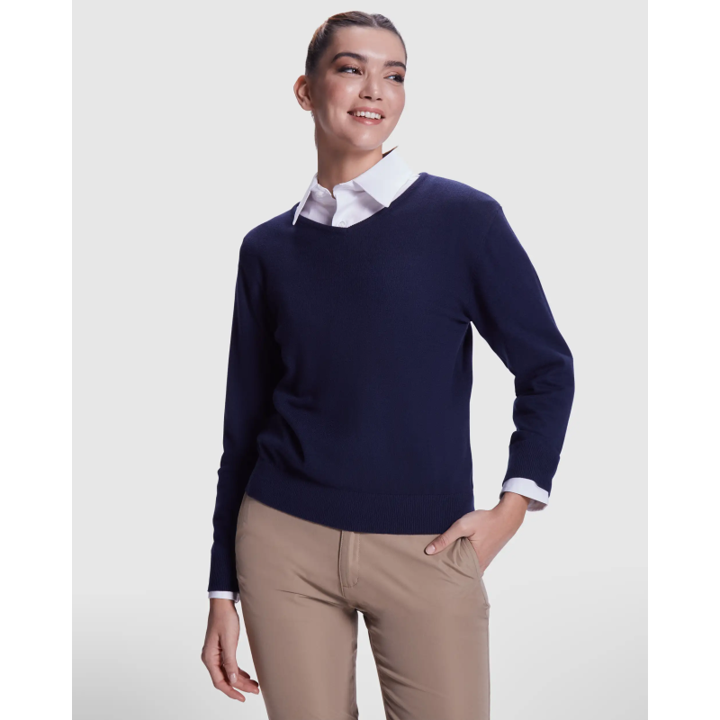 JERSEY DE MUJER CUELLO PICO