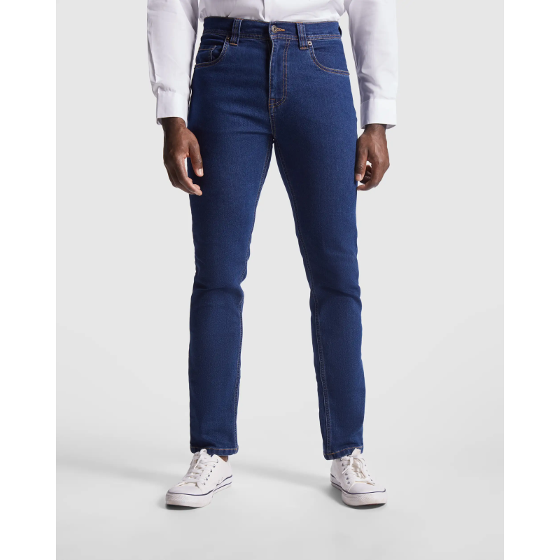 PANTALÓN VAQUERO SEMIENTALLADO PARA HOMBRE