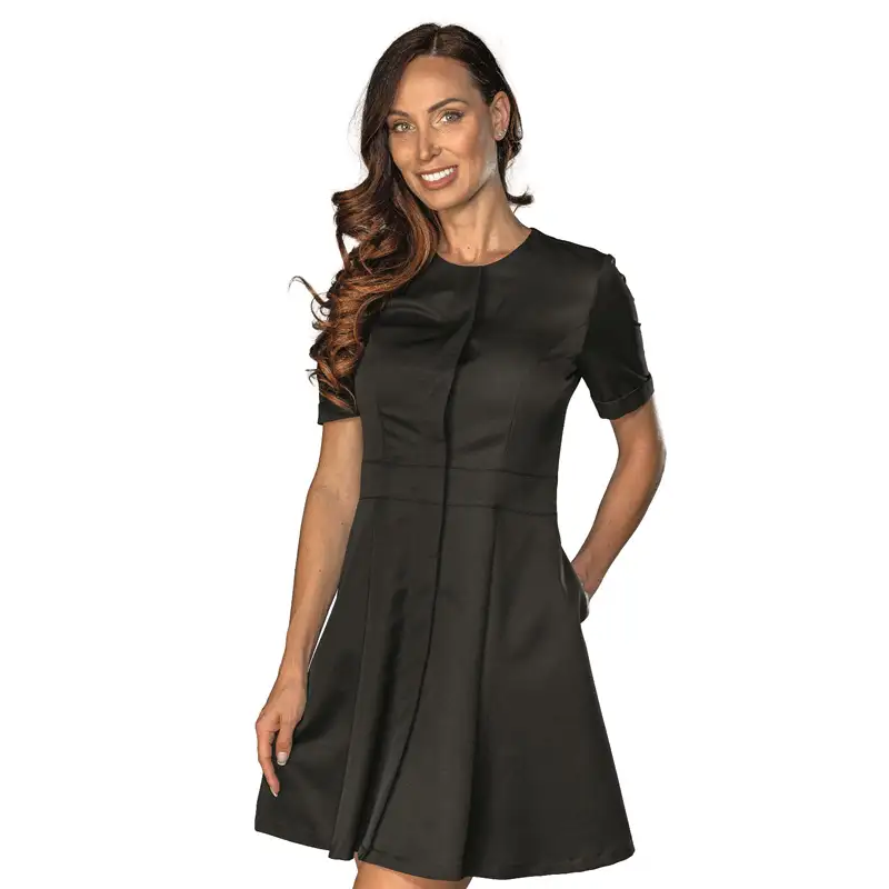 VESTIDO M/C PARA SPA O ESTÉTICAS CIERRE CORCHETES