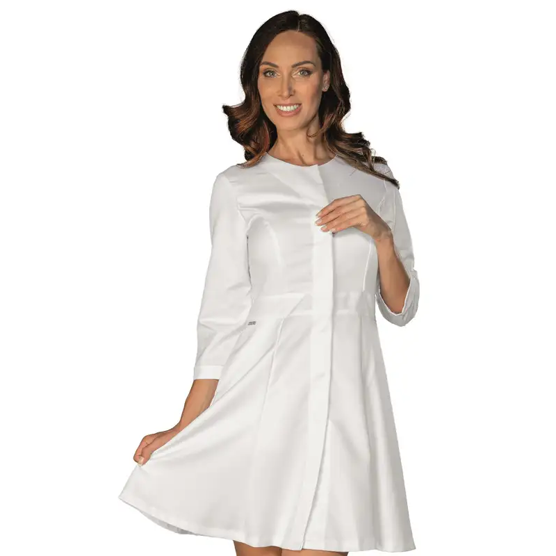 VESTIDO M 3/4 PARA SPA O ESTÉTICAS CIERRE CORCHETES