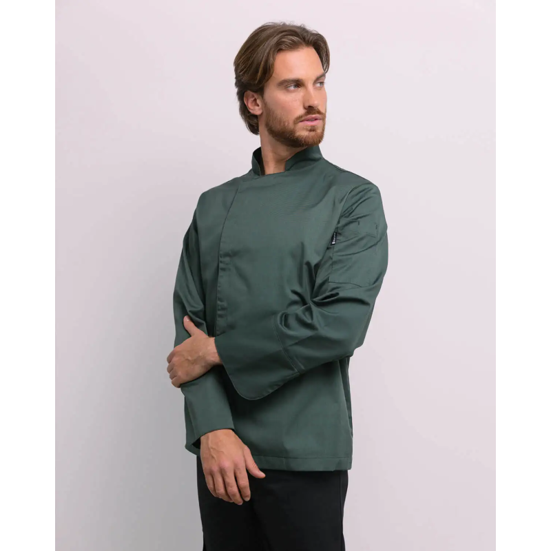 CHAQUETA COCINA CORCHETES OCULTOS UNISEX
