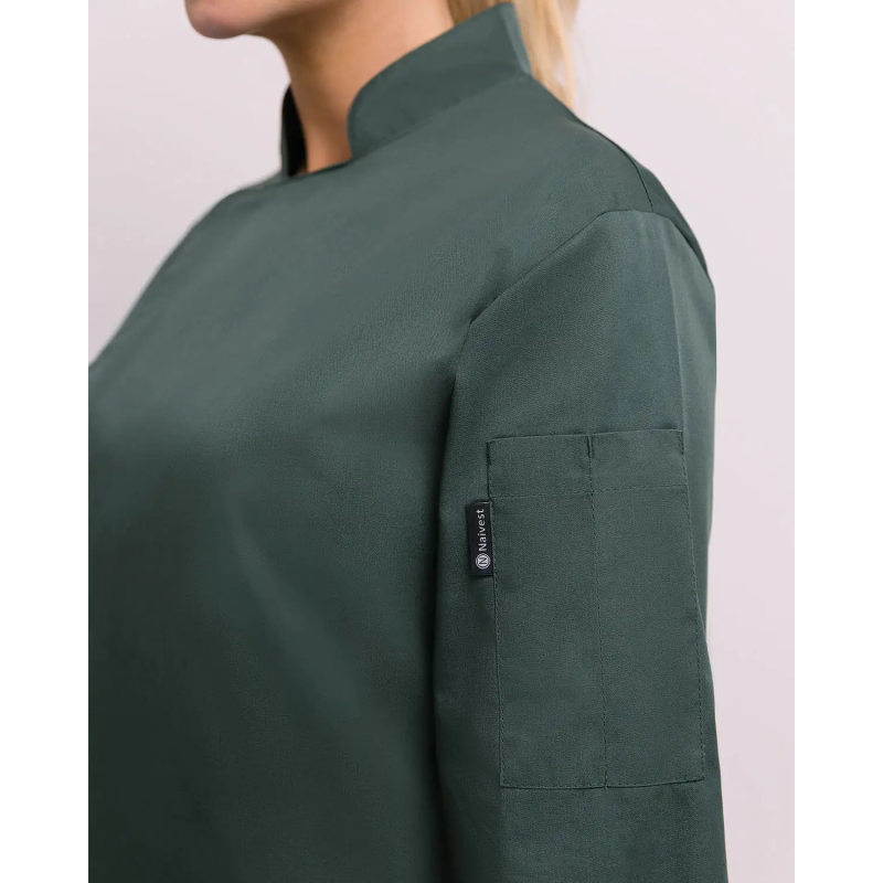 CHAQUETA COCINA CORCHETES OCULTOS UNISEX